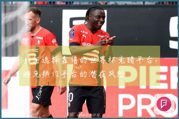 如何选择靠谱的世界杯竞猜平台，避免热门平台的潜在风险