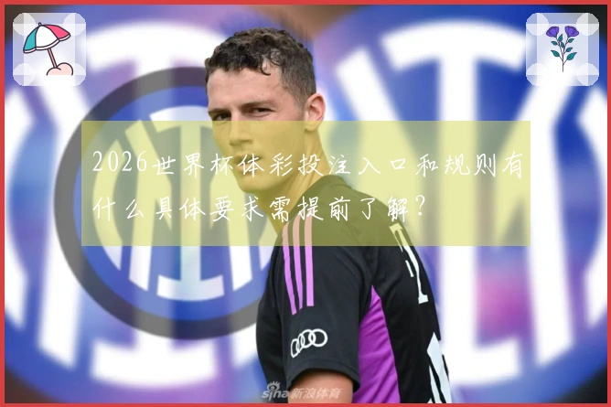 2026世界杯体彩投注入口和规则有什么具体要求需提前了解？